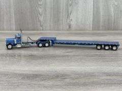 Peterbuilt Truck W/Tri Axle Step Deck Trailer, 1/64, Custom