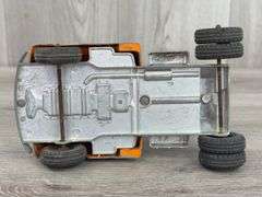 Hubley Truck-7 1/2” & 2 Log Trailers-10 1/4”