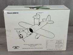 John Deere Vintage Travel Air Model R Airplane Bank, 8”