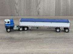 International Transtar Truck W/Bottom Dump Trailer, 1/64, Custom