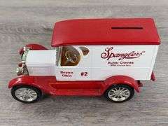 1923 Chevy 1/2 Ton Spangler’s Butter Cremes Truck Bank, 1/25, Ertl, Limited Edition, Missing Key