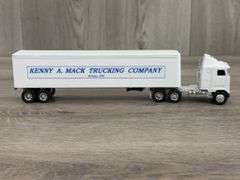 Mack Kenny A. Mack Trucking Company Bryan OH Truck W/Trailer, 1/64, Ertl