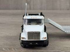 Workhorse Truck W/Drop Deck Trailer, 1/64, Custom, Wilcol Farm Toys