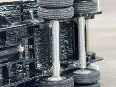 Ford F750 Flatbed W/Dump Trailer,  1/64, Custom