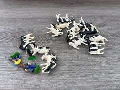 Farm Dairy Barn Set, 92 Pieces, Ertl, Items Missing, Not Complete