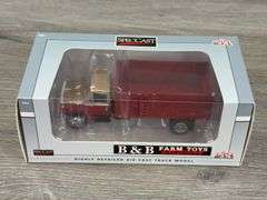 International S1954 Grain Truck, 1/64, SpecCast, B&B Farm Toys Exclusive, Red/Gold