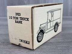1923 Chevy 1/2 Ton Spangler’s Butter Cremes Truck Bank, 1/25, Ertl, Limited Edition, Missing Key
