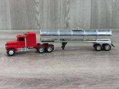 Ford LTL-9000 Amoco Oil Co Truck W/Tanker, 1/64, Ertl Truck, Custom Tanker
