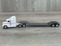 Versatile & White GMC Plainfield Trucking Tractors W/Drop Deck Trailers, 1/64, Ertl
