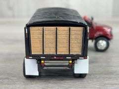 Ford F750 Flatbed W/Dump Trailer,  1/64, Custom