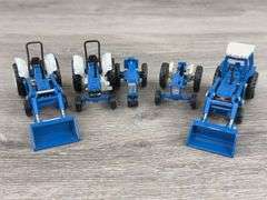 5 Ford Tractors, 1/64, Ertl