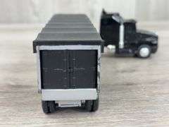 WhiteGMC Plainfield Trucking Truck W/Livestock Trailer-Ertl & Kenworth T600A Truck W/Bottom Dump Trailer-Custom, 1/64