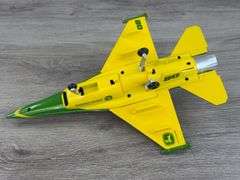 John Deere F-16 Airplane Bank, 1/48, SpecCast Collectibles