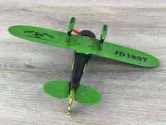 John Deere Vintage Travel Air Model R Airplane Bank, 8”