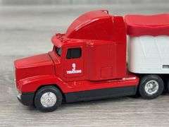 Freightliner 120 Conventional Model SJ Trucking W/Grain Trailer, 1/64, Ertl