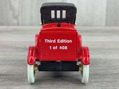 1918 Ford Model T Runabout Bank, The Dyersville Historical Society, 3rd Edition, 1 Of 408, 5 1/2”, Ertl Collectibles, Missing Key
