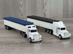 Peterbilt 377A/E & Ford LTL-9000 W/Bottom Dump Trailers, 1/64, Ertl