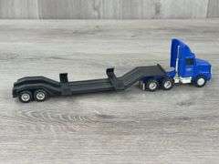 Versatile & White GMC Plainfield Trucking Tractors W/Drop Deck Trailers, 1/64, Ertl