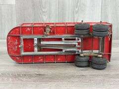 Hubley Kiddie Toy Dump Trailer, 11”