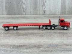 Mack CH600 Truck W/Flatbed Trailer, 1/64, Penjoy