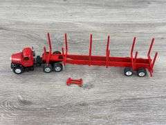 Mack H&S Truck W/Log Wagon, 1/64, Custom, Jack Stand Is Broken Off
