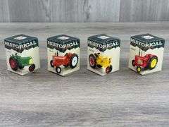 AGCO Historical Four Piece Collection-Oliver 88 NF, Allis Chalmers D-19 WF, Minneapolis-Moline 5-Star NF & Massey-Harris 555 WF, 1/64, Ertl Collectibles