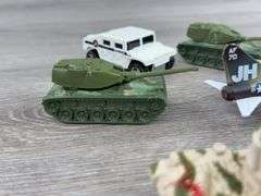 Tanks & Airplane, 1/64, Matchbox & Hot Wheels