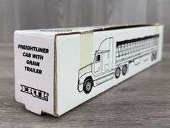 Freightliner 120 Conventional Model SJ Trucking W/Grain Trailer, 1/64, Ertl