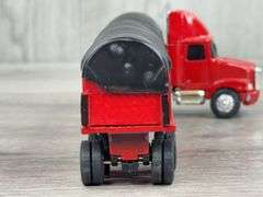 WhiteGMC Truck W/Grain Trailer, 1/64, Custom