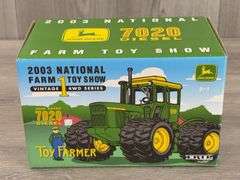 John Deere 7020 Diesel 4WD Duals, 1/32, 2003 NFTS, Toy Farmer