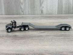 Mack Truck W/Drop Deck Trailer, 1/64, Truck First Gear, Trailer Ertl