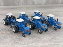 6 Ford Tractors, 1/64, Ertl