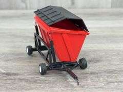 Red/Black Forage Wagon, 1/64, Custom