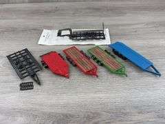 Flatbed & 5th Wheel Trailers, 1/64, Ertl, Toy Farmer & Custom