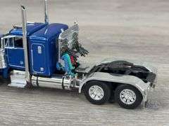 Peterbilt Truck-DCP W/Custom Dump Grain Trailer, 1/64