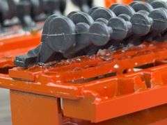 AGCO DT200 Duals WF Tractor, Allis Chalmers Flatbed Truck & Wing Disc, 1/64, Custom,  Disc Pieces Broke