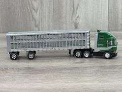 International 9800 Truck W/Livestock Trailer,  1/64, Custom, Mud Flap Needs Reattached