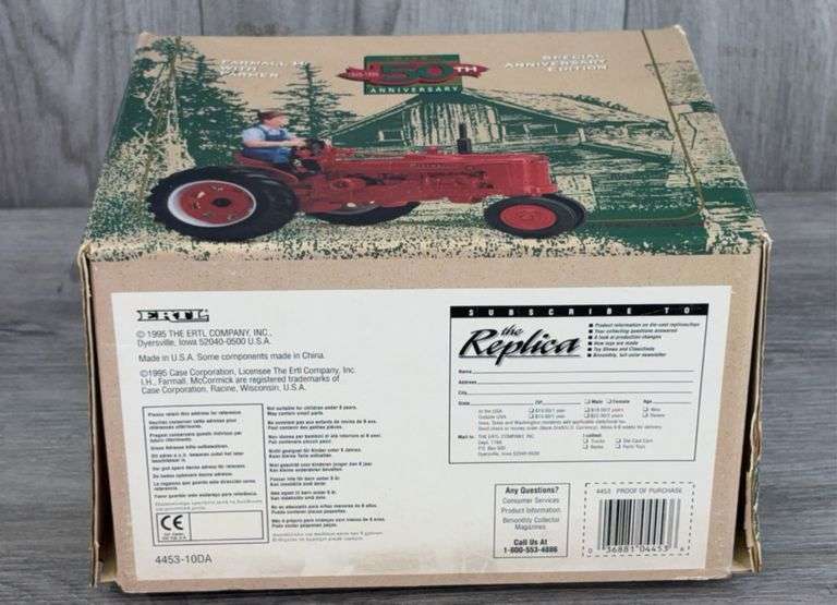 IH Farmall H W/Farmer, 1/16, Special 50th Anniversary Edition