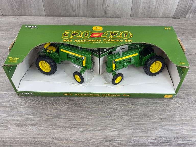 John Deere 320 & 420 50th Anniversary Collector Set, 1/16