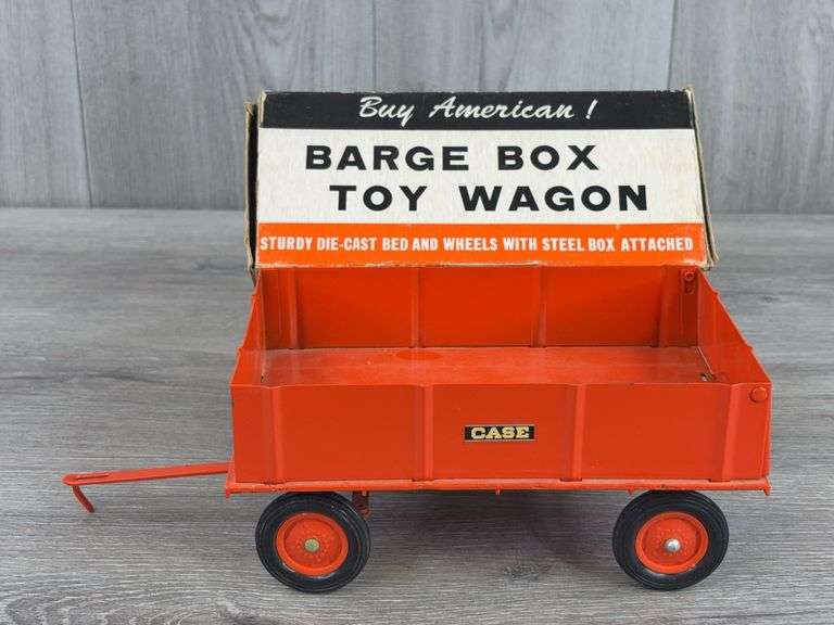 Case Barge Box Toy Wagon, 1/16, Ertl, Original Box