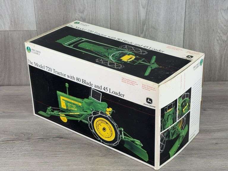 John Deere 720 W/80 Blade & 45 Loader, 1/16, Precision Classics 18