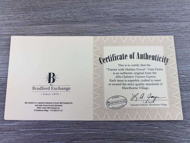 Allis-Chalmers “Tractor W/Hidden Power” Vista Dome Rail Car, HO Scale