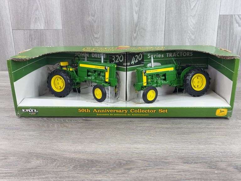 John Deere 320 & 420 50th Anniversary Collector Set, 1/16