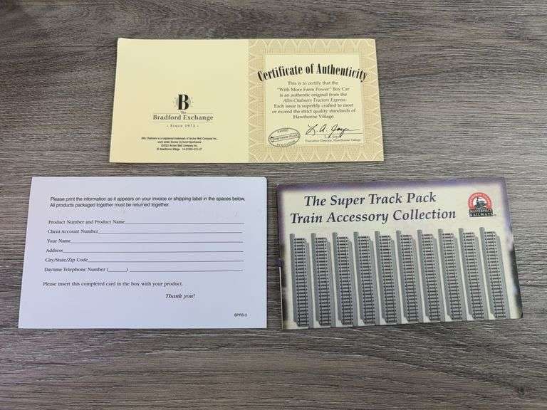 Allis-Chalmers “With More Farm Power” Rail Box Car, HO Scale