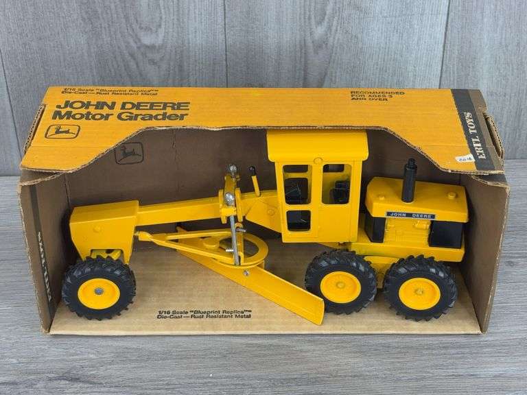 John Deere 570 Motor Grader, 1/25, Ertl Toys