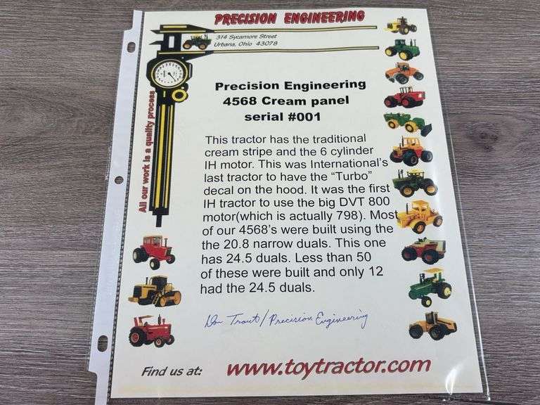 International 4568, Precision Engineering, 1/16