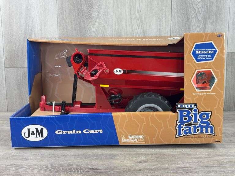 J&M 875 Grain Cart, 1/16, Ertl Big Farm