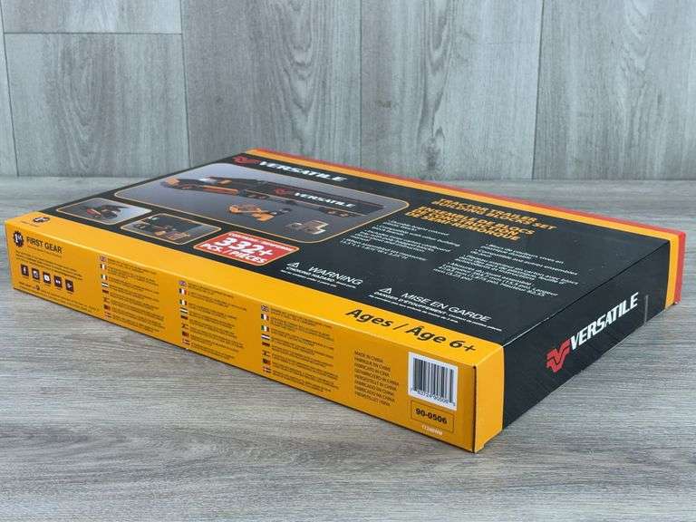 Versatile Tractor Trailer Building Blocks Set, First Gear