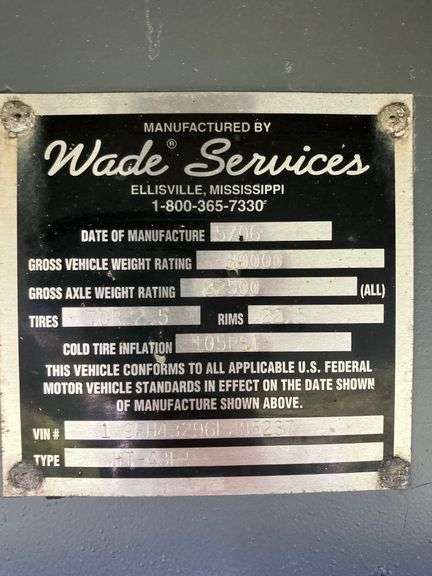 Wade 43' Step Deck Trailer - 80,000lb GVW