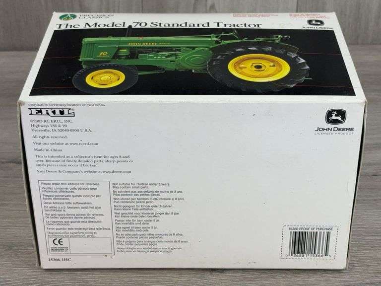 John Deere 70 Standard, 1/16, Precision Classics 23, Ertl